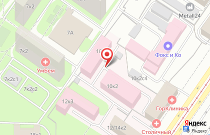 Московский научно-практический центр наркологии на Симферопольском бульваре на карте