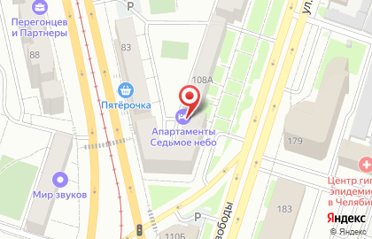 Апартамент Седьмое небо на карте