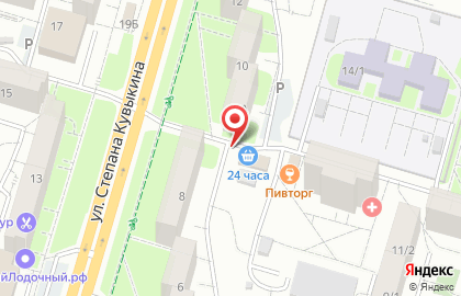 Продовольственный магазин Шонкар на улице Степана Кувыкина на карте