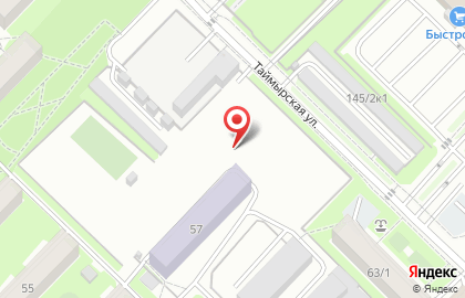 Автостоянка в Новосибирске на карте