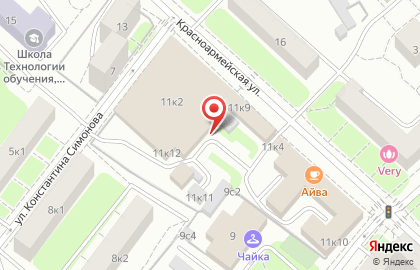 Сервисный центр Деловая Русь на Красноармейской улице на карте