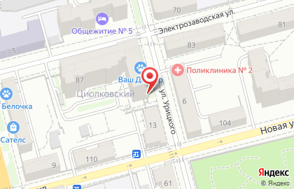 Магазин Дошкольник на Электрозаводской улице на карте
