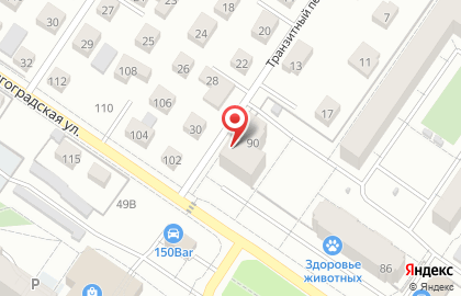 Частный детский сад Карапуз на Волгоградской улице на карте