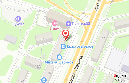 Магазин Красное & Белое в Нижнем Новгороде на карте