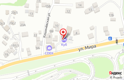 Отель КУБ на карте