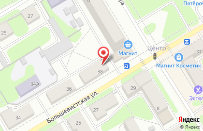 Стоматологический кабинет Стомадент на Большевистской улице на карте