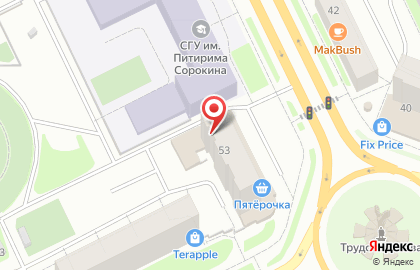 Банкомат Банк ВТБ 24, филиал в г. Сыктывкаре на Октябрьском проспекте, 53 на карте