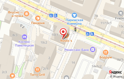 ЗАО Банкомат, КБ Росинтербанк на Кожевнической улице на карте