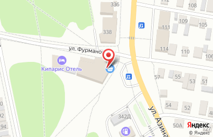 Магазин по продаже овощей и фруктов по продаже овощей и фруктов на улице Азина на карте