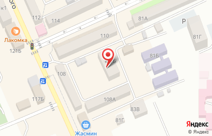 Магазин Хозяюшка на улице Маяковского на карте