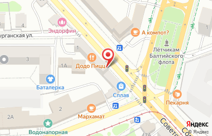 Строительно-ремонтная фирма Технология развития на Советском проспекте на карте