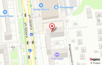 Салон Экспресс-оптика на улице Щорса на карте