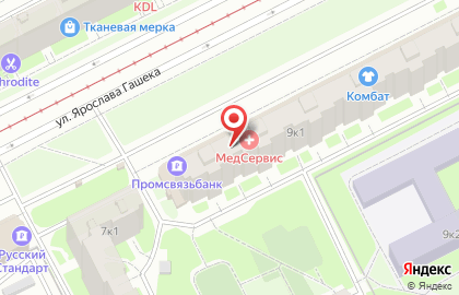 Ортопедический салон Trives на улице Ярослава Гашека, 9 к 1 на карте
