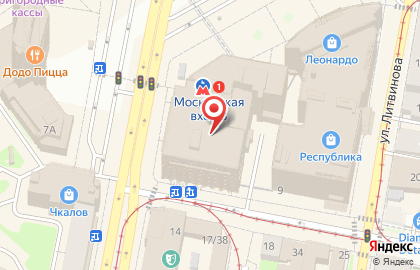 Банкомат МосОблБанк на улице Фильченкова на карте