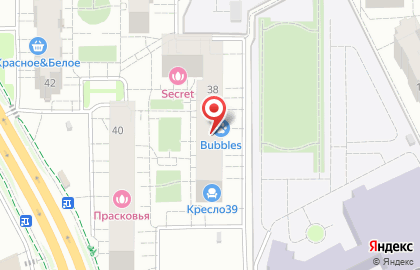 Продуктовый магазин в Калининграде на карте