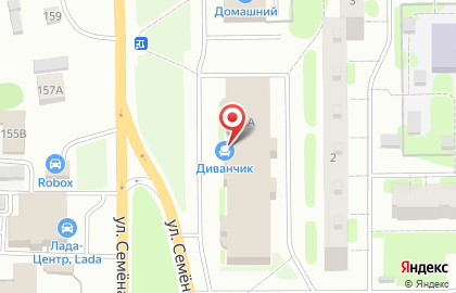 Мебельный магазин Диванчик на карте