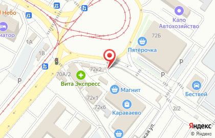 Магазин Автомаляр и Автоэмали+ в Авиастроительном районе на карте