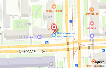 Магазин специализированного нижнего белья Уника-Тера на Московском проспекте на карте
