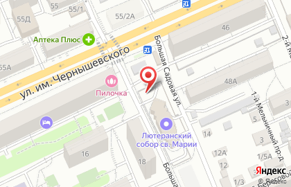 Киоск по продаже фруктов и овощей в Заводском районе на карте