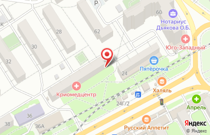 Магазин Красное & Белое в Воронеже на карте