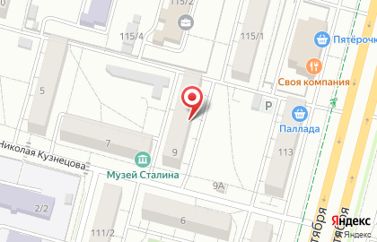 Продуктовый магазин, ИП Глушков В.А. на карте