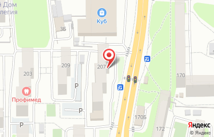 Туристическое агентство Гламур Тур в Первомайском районе на карте