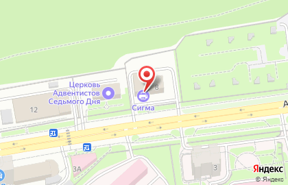 Типография Сигма на карте