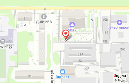Автосервис Жигулист в Октябрьском районе на карте