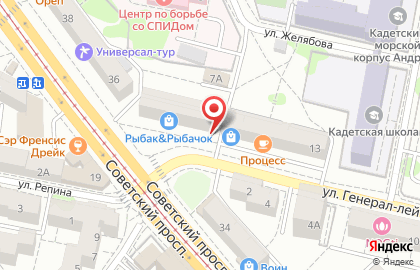 Сберегательный союз в Калининграде на карте
