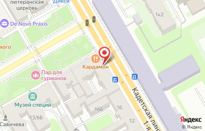 Ресторан Феникс в Василеостровском районе на карте