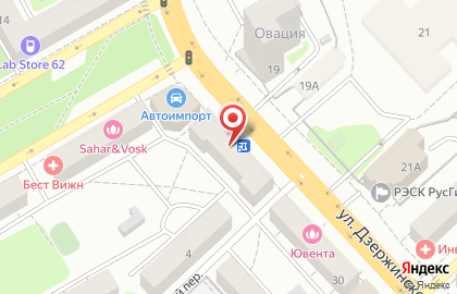 Компания Liberty Project на улице Дзержинского на карте