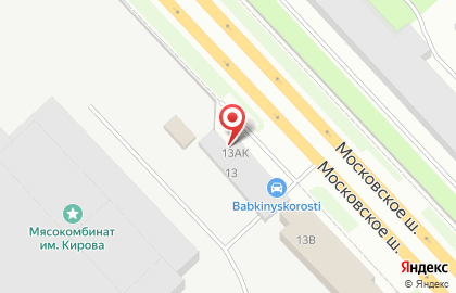 Производственная компания РСК-Интерьер на Московском шоссе на карте
