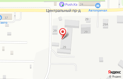 Автосервис Барс в Центральном проезде на карте