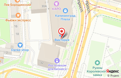 Магазин одежды Снежная Королева в Калининграде на карте