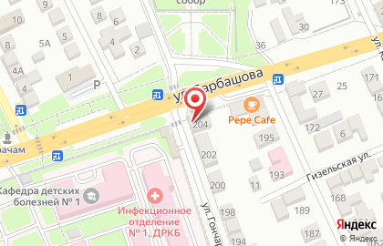Студия красоты Creative на улице Барбашова на карте