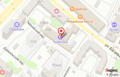 Экстрим-центр Трамплин на карте