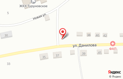 Магазин Елена на улице Данилова на карте