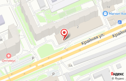 Зоомаркет Томас на Крайней улице на карте