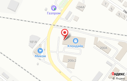 Магазин Клондайк на улице Пирогова на карте