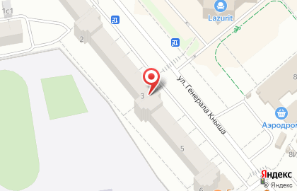 Терминал СберБанк на улице Генерала Кныша на карте