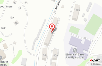 Монтажная компания на улице А.Матросова на карте