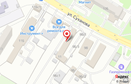 Автостоянка в Уфе на карте