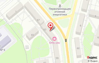 Почта банк в Калуге на карте