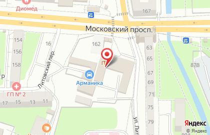 Аддамант в Ленинградском районе на карте