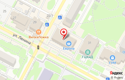 Академия танца на улице Ленина на карте