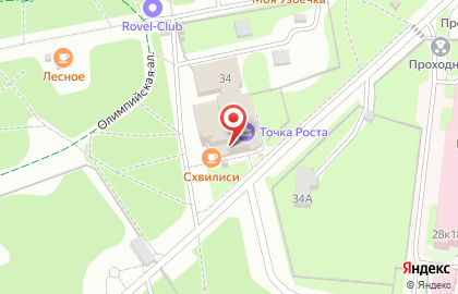 Супермаркет Пятёрочка в Первомайском районе на карте
