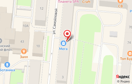 Магазин Декоратор на улице Самойловой на карте