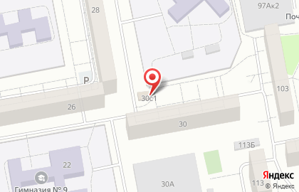 Продукты на Баныкина в Центральном районе на карте