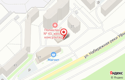 Магазин Монетка в Октябрьском районе на карте