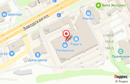 Супермаркет Пятёрочка в Правобережном районе на карте